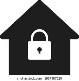 Simple Lock Flat Styled Concept Illustration 