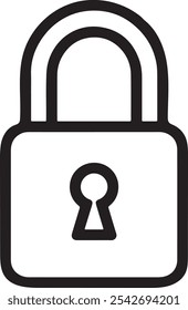 Simple Lock Icon, Security Icon