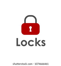 simple lock logo