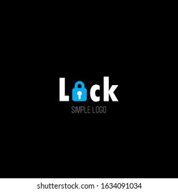 Simple Lock Logo For Company