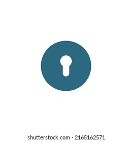 simple lock and padlock icon
