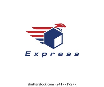 Simple Logistic Business logo Design Template