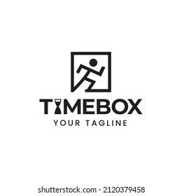 Simple logistics delivery courier service logo, symbol, icon, design template.
