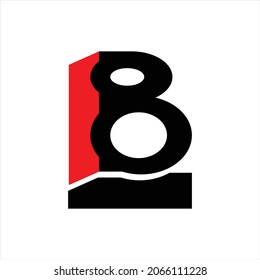 logotipo simple 18 y rojo negro B
