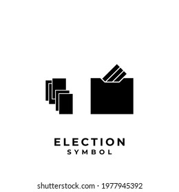 Simple logo about elections and the letter E.
EPS10, Vector.