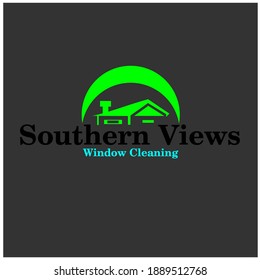 simple logo about house cleaning or housing with details