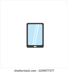 simple logo about smartphone vector, can be use on all media, because made with high resolution