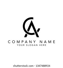 simple logo A  and AC vector design - Vector - Vector
