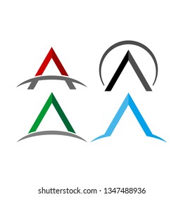 simple logo A  and AC vector design - Vector - Vector
