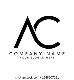 Simple Logo Ac Vector Design Vector Stock Vector (Royalty Free ...