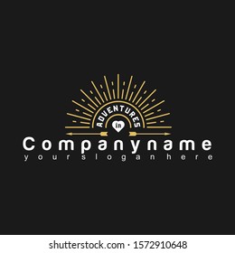simple logo adventure, design with a simple, modern and elegant design
