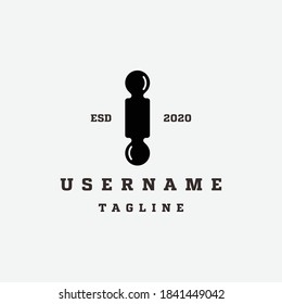 simple logo barbershop template elements