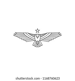 Simple Logo of Birds