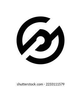 un logotipo sencillo en blanco y negro, adecuado para empresas que enfatizan la sencillez, el lujo, etc