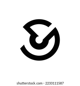 un logotipo sencillo en blanco y negro, adecuado para empresas que enfatizan la sencillez, el lujo, etc