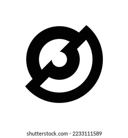un logotipo sencillo en blanco y negro, adecuado para empresas que enfatizan la sencillez, el lujo, etc