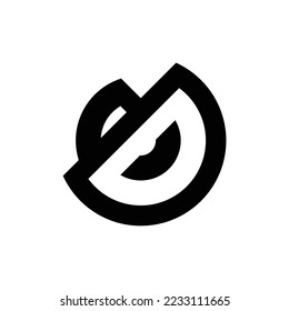 un logotipo sencillo en blanco y negro, adecuado para empresas que enfatizan la sencillez, el lujo, etc