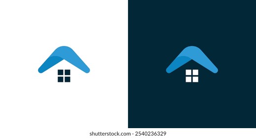 Logo simple Boomerang House, Vector