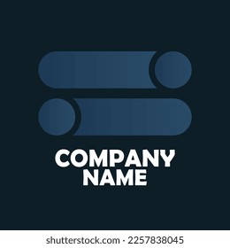 Simple logo for brand 2023. Vector illustration