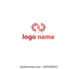 Simple logo for brand or business. Vector. 