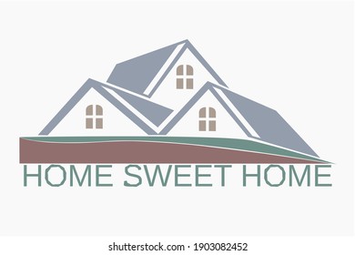 simple logo building home construction 