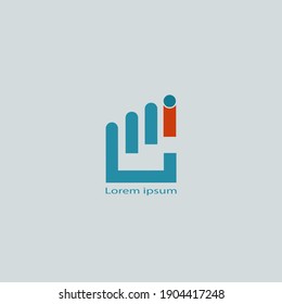Simple logo for business logo with a flat and unique design