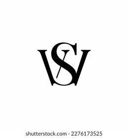 un logotipo sencillo combinando las letras W y S