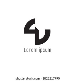 simple logo with a capital G and a V in both