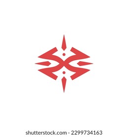Simple logo catchy modern minimal flat design style