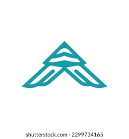 Logo sencillo pegadizo estilo moderno minimalista de diseño plano
