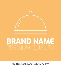 Simple logo. Cloche linear icon