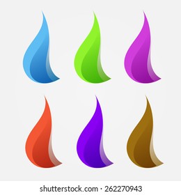 Simple logo color set.