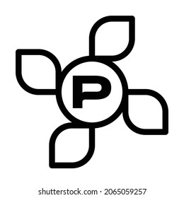 SIMPLE LOGO WITH COMBINATION OF FRAME AND ALPHABET LETTERS