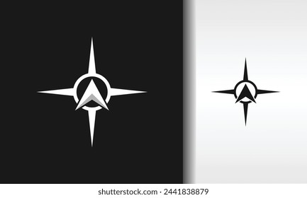 the simple logo compass directions