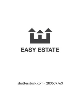Simple logo concept "Easy Estate"