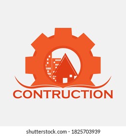 Simple Logo Construction Company Stock Vector (Royalty Free) 1825703939 ...