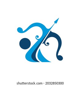 diseño de logotipo simple para archer