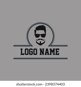 simple logo design for barber shop