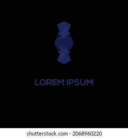 A SIMPLE LOGO DESIGN WITH BLUE