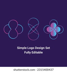 Simple logo design for business. Abstract logo design template.