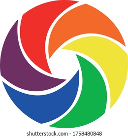 simple logo design, color shade clipart
