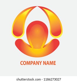 Simple logo design for companies or communities that are easy to edit and customize