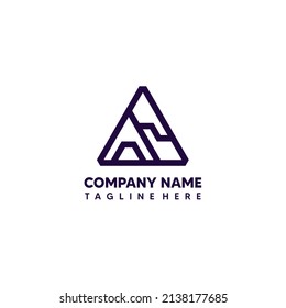 Simple logo design concept modern line mountain camp