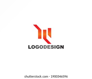 simple logo design identity and line shape concept