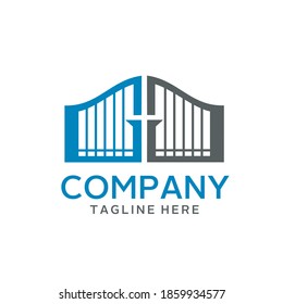 Simple logo design letter g to form a gate. This logo will be easy to apply for your project needs.