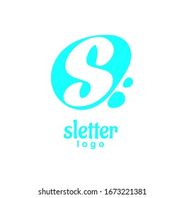 simple logo design letter s