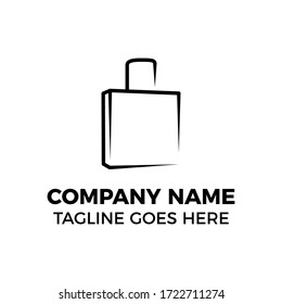 simple logo design line perfume
