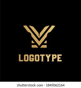 simple logo design with modern style
