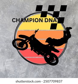 Diseño de logotipo simple con un tema de cruz de motor