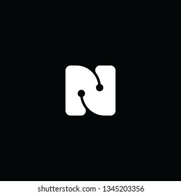 Simple Logo design of N Letter